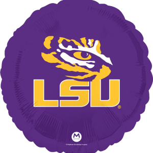 18" Round LSU Tigers Foil Balloon