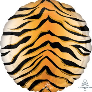 18" Tiger Print Mylar Balloon