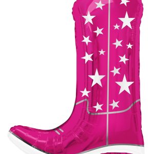 26" Cowgirly Western Pink Dancing Boots