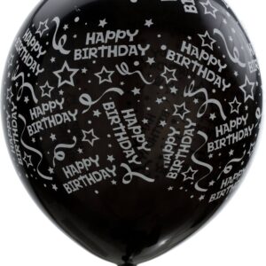Black All Around Happy Birthday