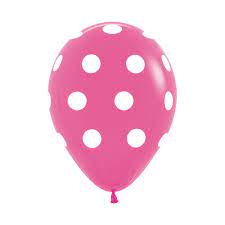 Pink Polka Dots Balloon